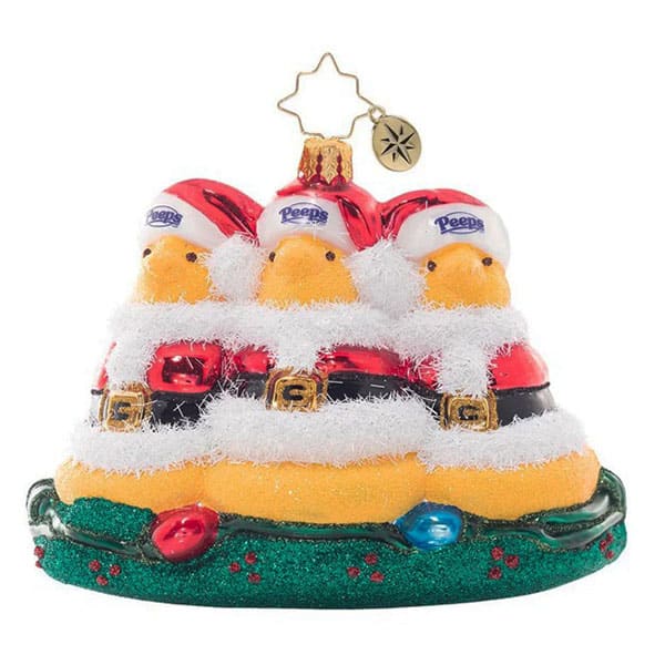Sweet Peeps® Santas by Radko