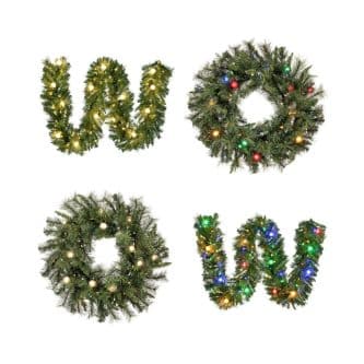 Belgium Twinkle Garland Or Wreath LED Color Or Multi