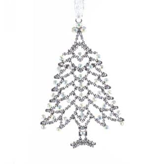 Crystal Filigree Tree Ornament