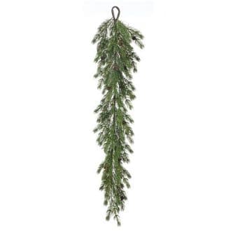 Just Cut Spruce Natural Touch Garland Swag 48"-gigapixel