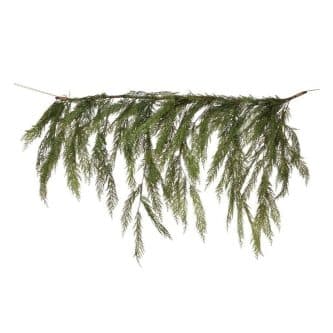 Natural Touch Dripping Cedar Garland 48" x 27"-gigapixel