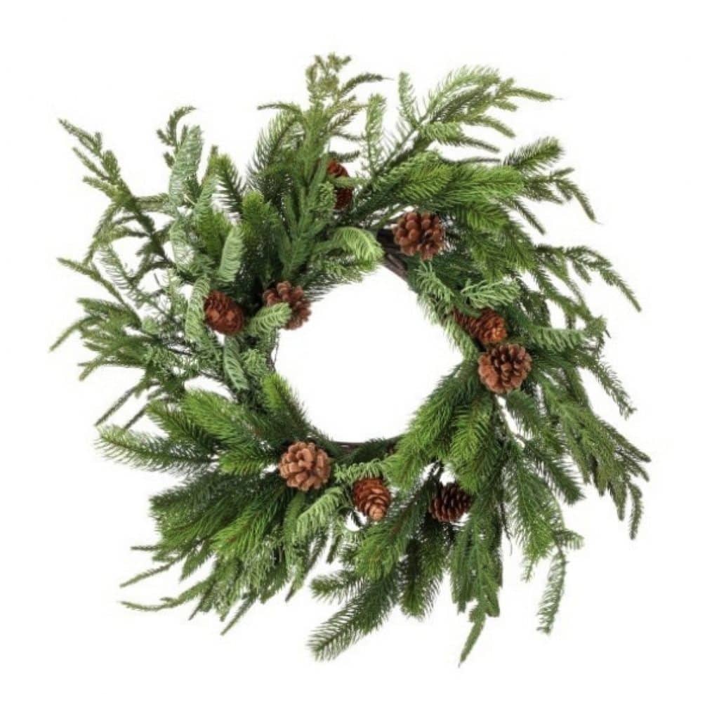 Natural Touch Wreath Norfolk Spruce Juniper 20 or 24 Gigapixel