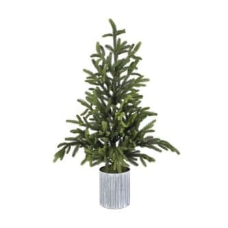 Norway Spruce Natural Touch Potted Trees-gigapixel