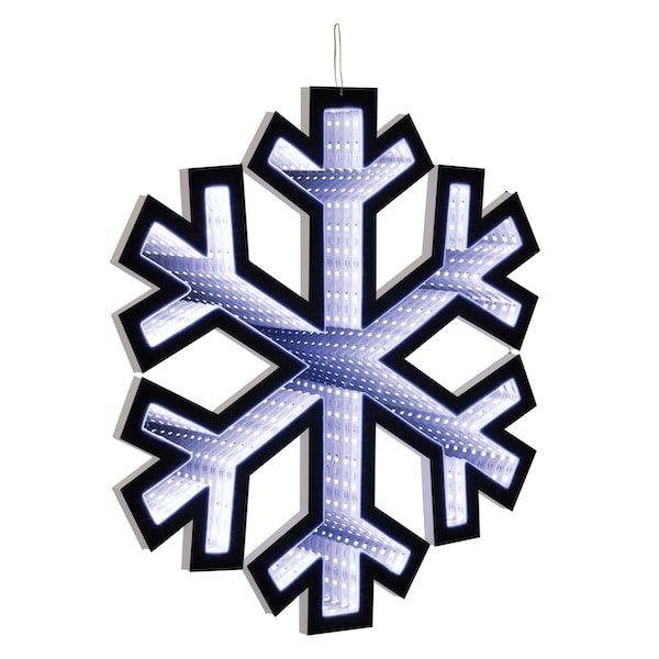 Snowflake Infinity Light Lit Decor