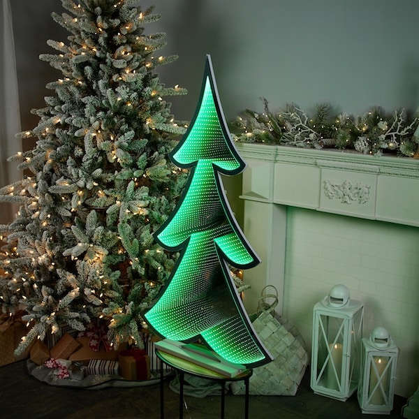 Tree Infinity Light Lit Decor Glamour