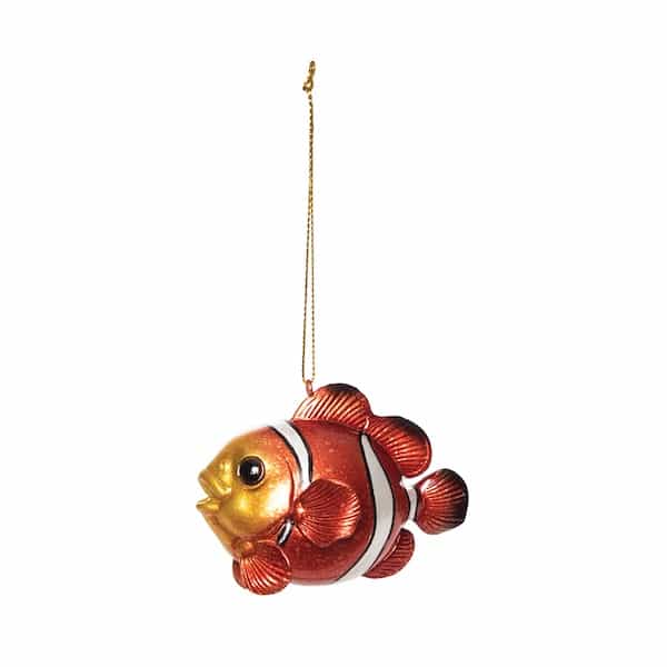 Swimming Clown Fish Ornament