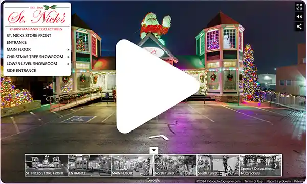 Virtual tour image of St. Nicks Christmas Store