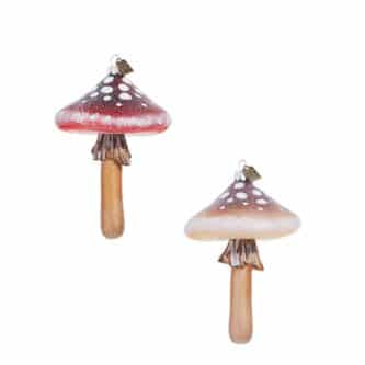 Amanita Mushroom Ornaments