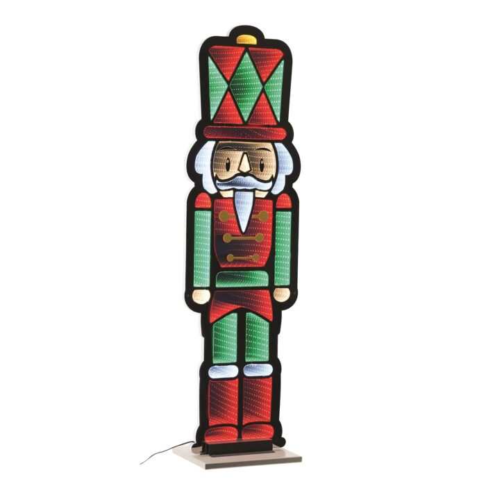 Christmas Soldier Infinity Light Lit Decor