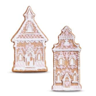 Church Or House Gingerbread Ornaments