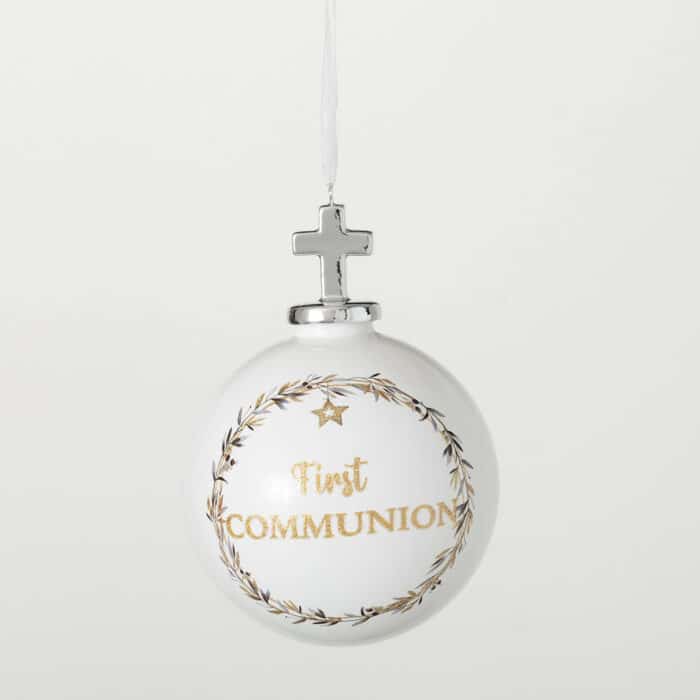 First Communion Ball Personalized Ornament