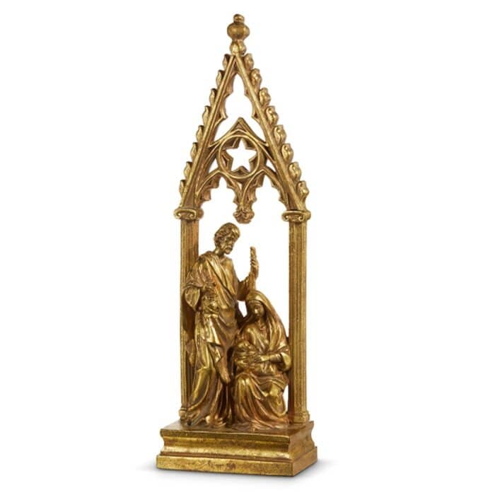 Gilded Holy Family Scene