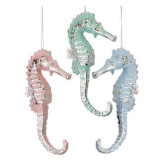 Pearl Beaded Seahorse Ornaments