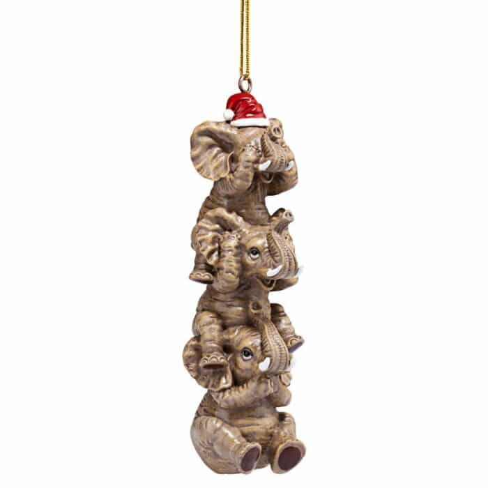 See Speak Hear No Evil Elephant Ornament