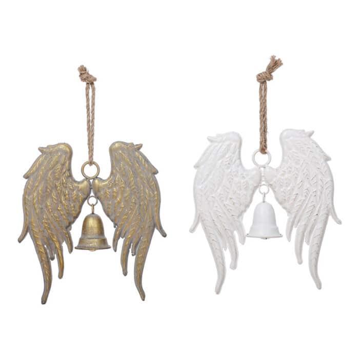 Angel Wings with Bell Metal Ornaments