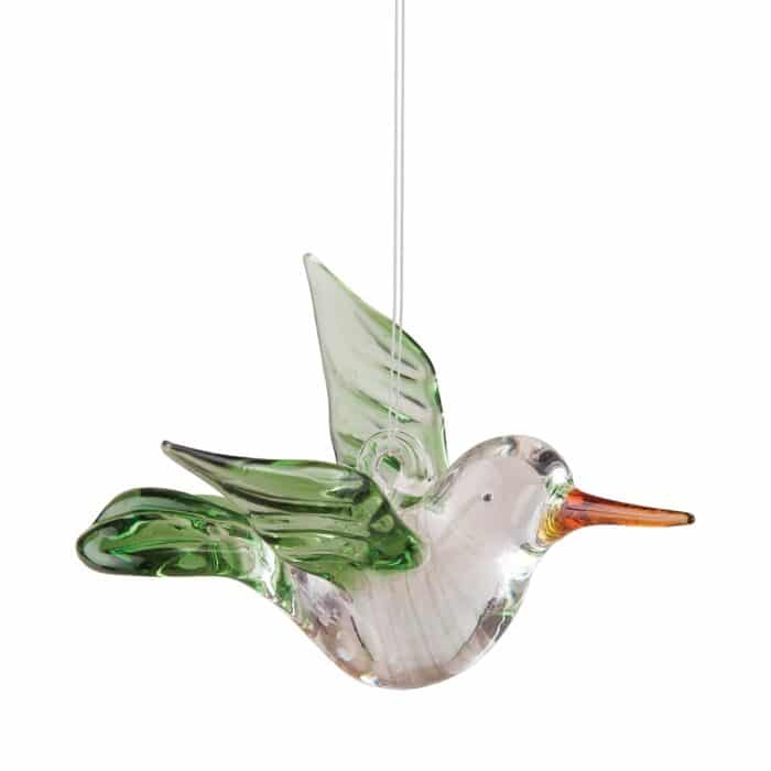 Artglass Hummingbird Ornament