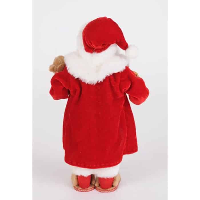 Bedtime Stories Santa Figurine Back