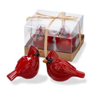 Cardinal Salt Pepper Shakers