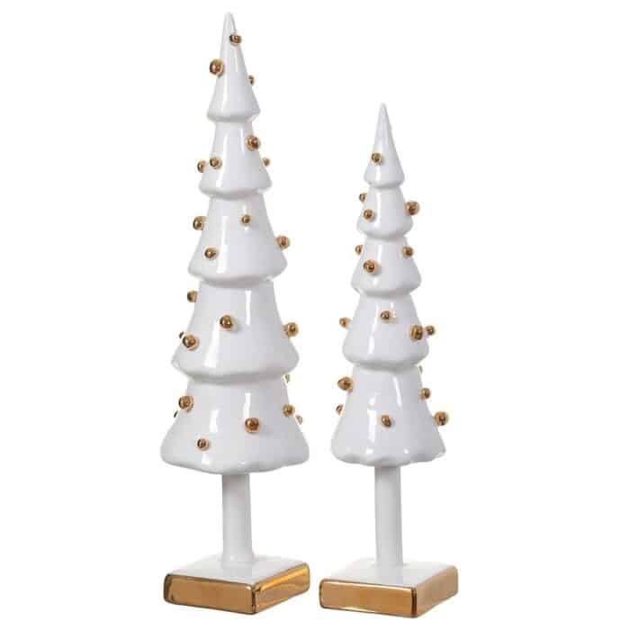 Ceramic Gold Ball Tree Set