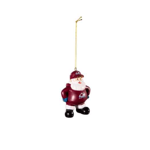 Colorado Avalanche Coach Santa Ornament String