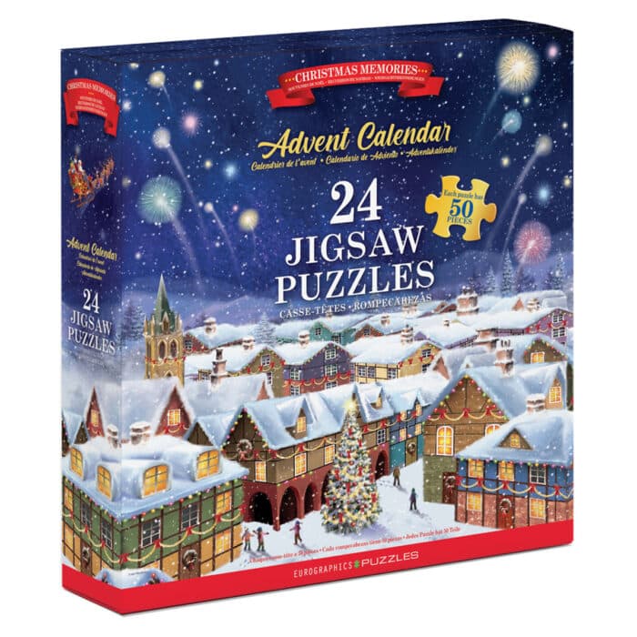 Count Down Advent Calendar Christmas Memories Puzzles Box