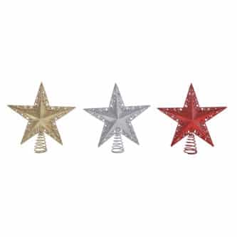 Filigree Star Tree Topper Three Colors