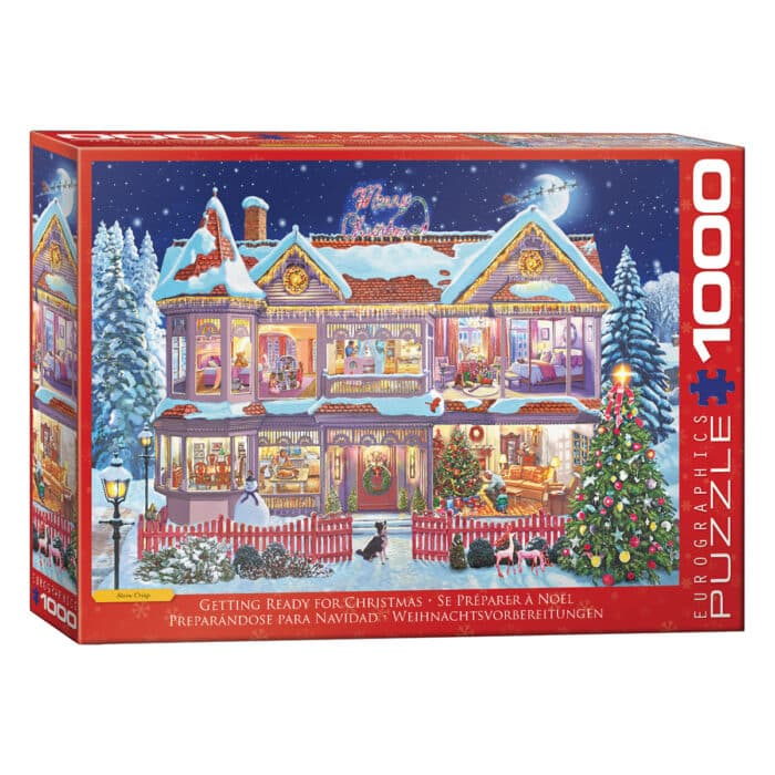 Getting Ready for Christmas Puzzle 1000 Pieces Box