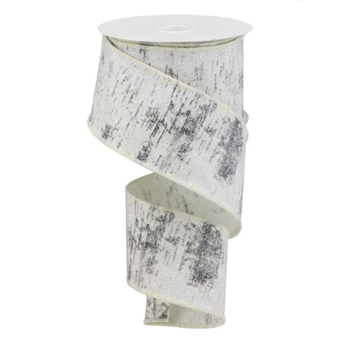 Glitter Birch Bark Ribbon 25