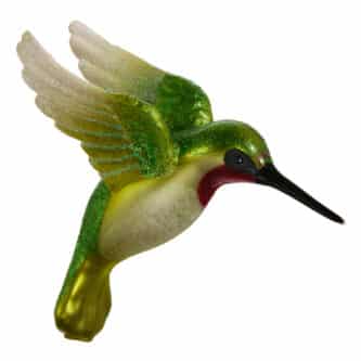 Glittered Hummingbird Ornament