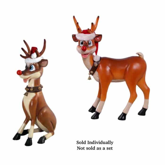 Jolly Christmas Deer Yard Decor