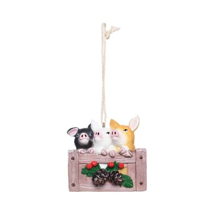 Little Piggy Farm Friends Ornament