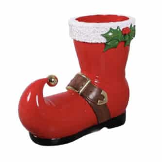 Red Christmas Boot Yard Decor