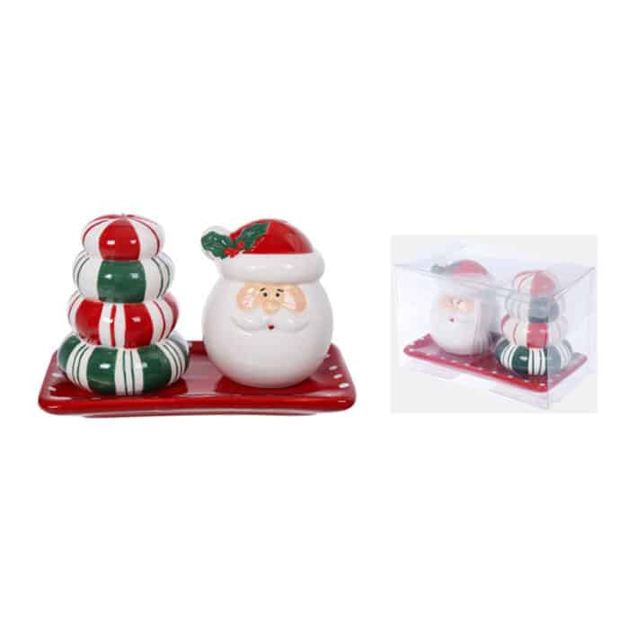 Santa Candy Salt Pepper Shakers