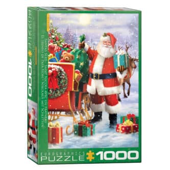 Santa with Sled Puzzle 1000 Pieces