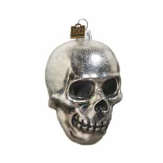 Skully The Silver Skull Ornament