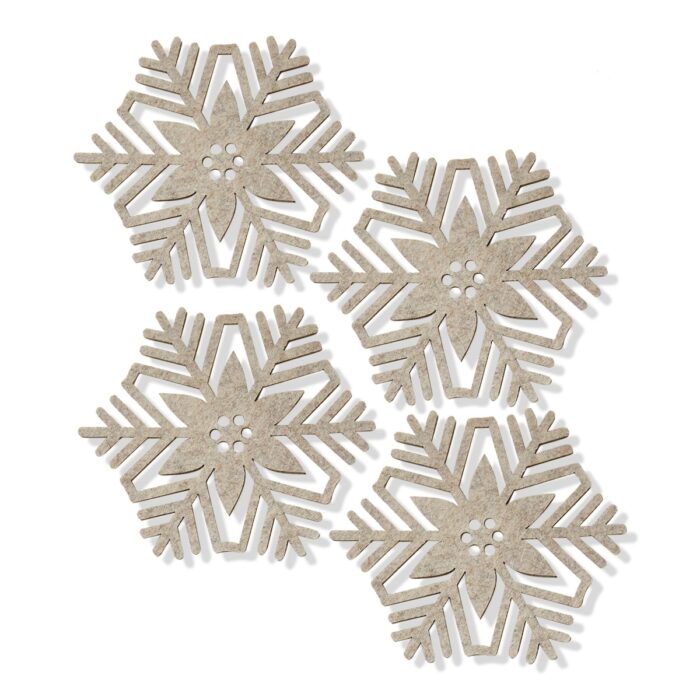 Snowflake Runner Placemats Coasters Snow Coaster