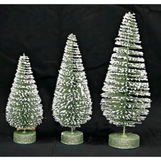 Snowy Bottle Brush Trees