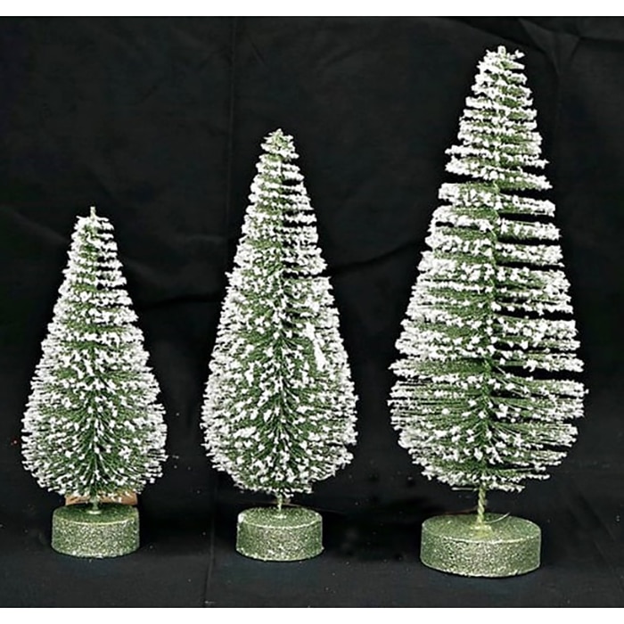 Snowy Bottle Brush Trees