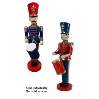 Toy Soldiers With Drums Tall Yard Decor