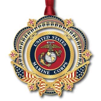 US Marine Corps Patriotic Ornament