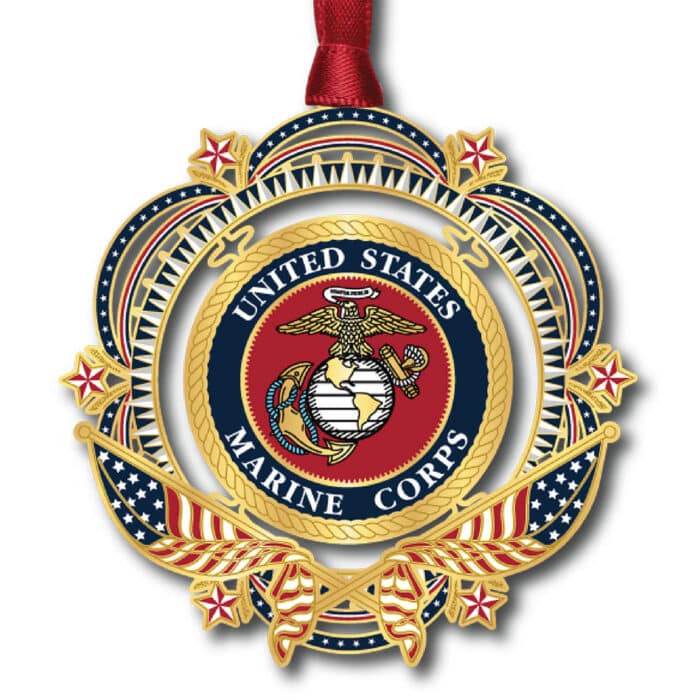 Us Marine Corps Patriotic Ornament