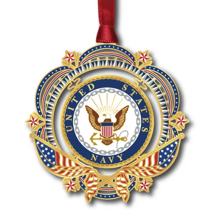 Us Navy Patriotic Orname