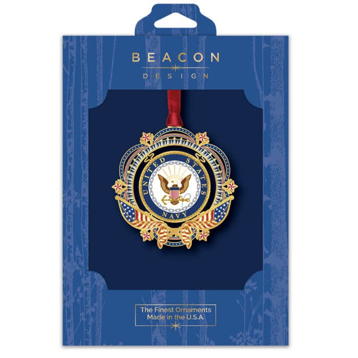 Us Navy Patriotic Ornament Box