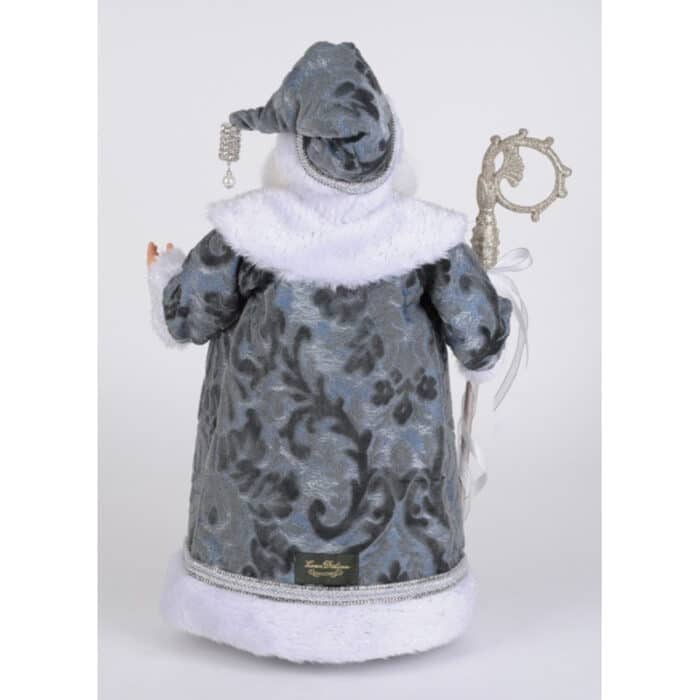 Winter Frost Santa Figurine Back