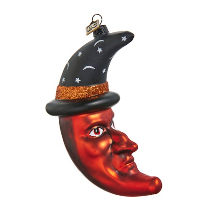 Witchy Moon Face Ornament