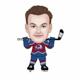 Cale Makar Bouncing Buddy Colorado Avalanche® Ornament