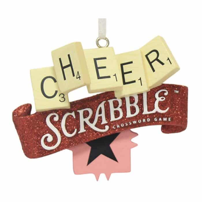 Cheer Scrabble Holiday Ornament