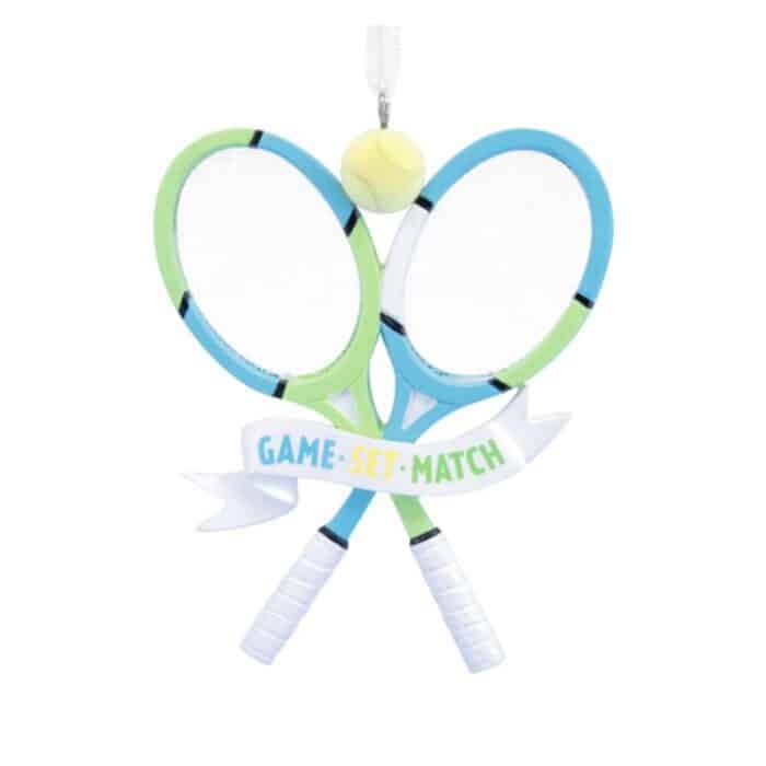 Game Set Match Tennis Ornament