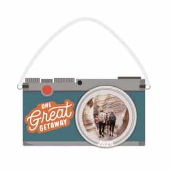 Great Getaway Camera Frame Ornament