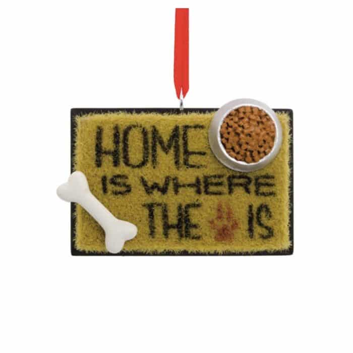 Home Doggy Welcome Mat Ornament